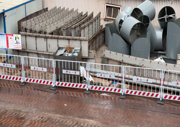 All spare parts required for the construction site